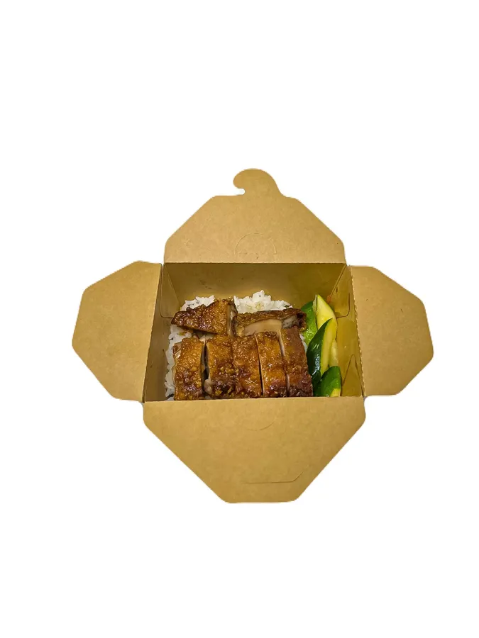 Soy Glazed Chicken Cutlet Rice Bowl at TTOP Chicken