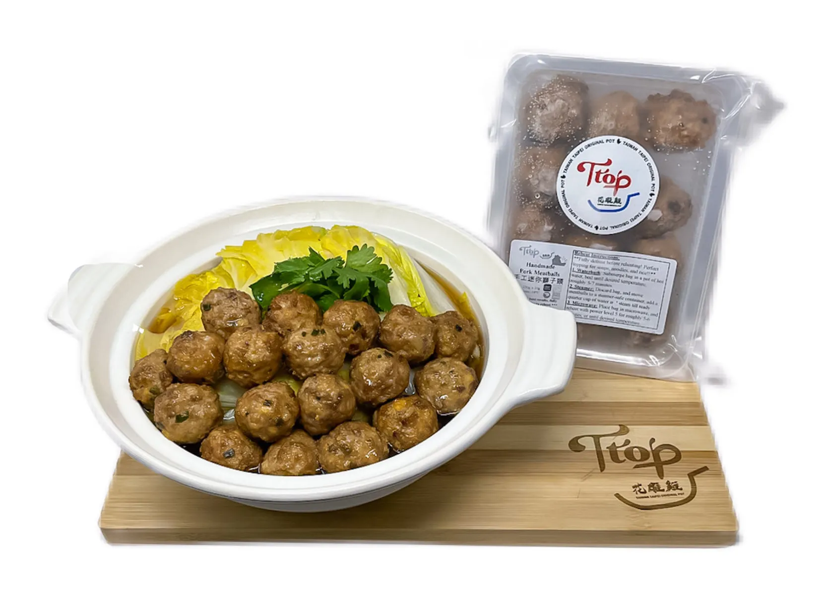 Frozen Handmade Pork Meatballs at TTOP Chicken