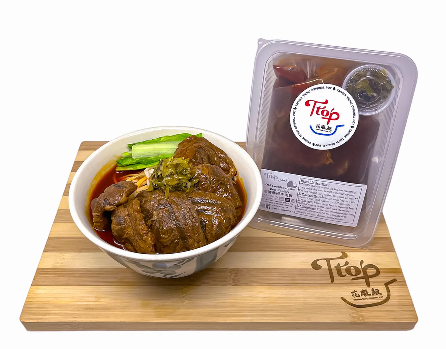 Frozen Old Country Rustic Beef Noodle at TTOP Chicken